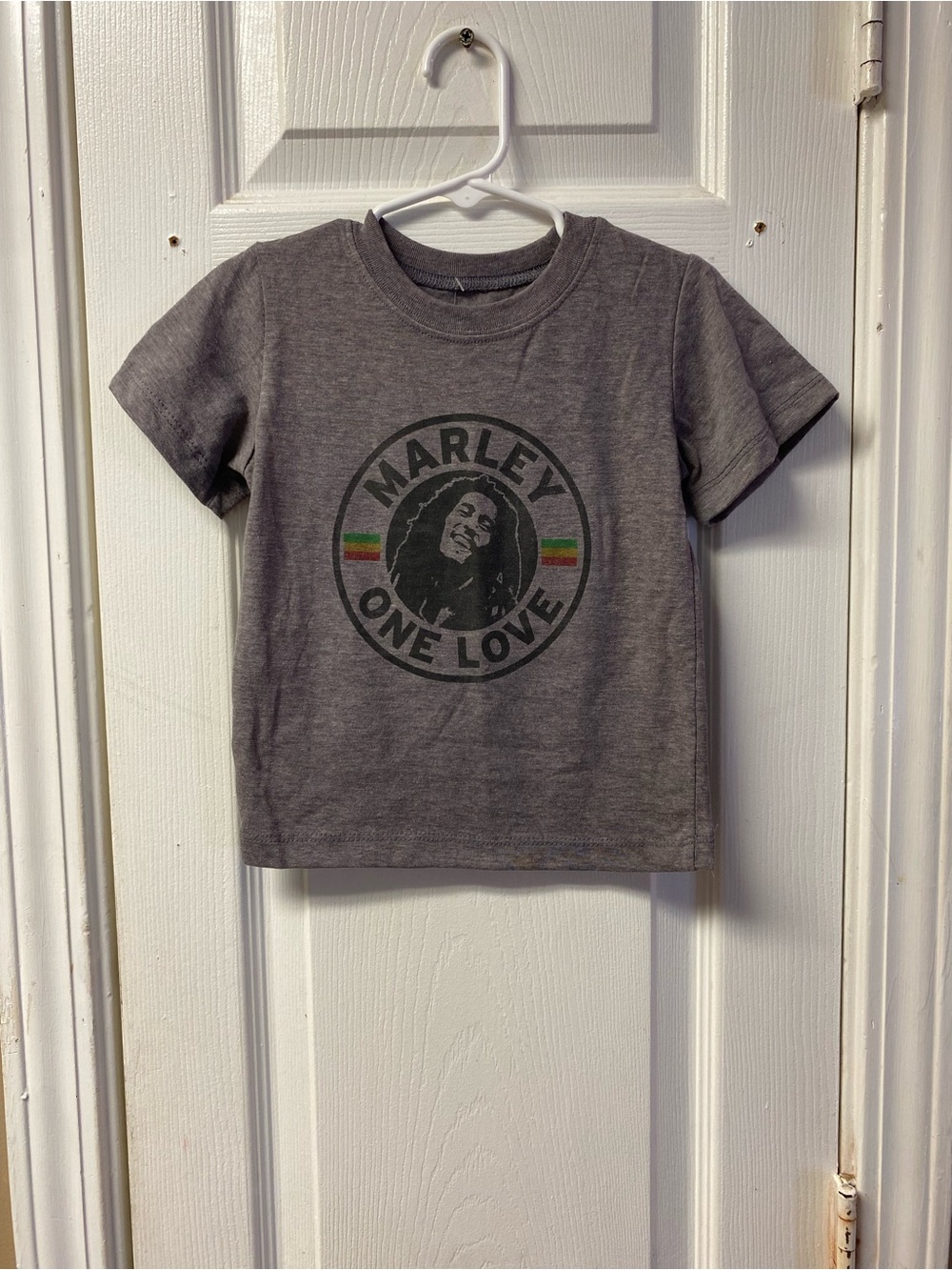 Zion Rootswear Kids Gray Marley "One Love" Graphic Tee